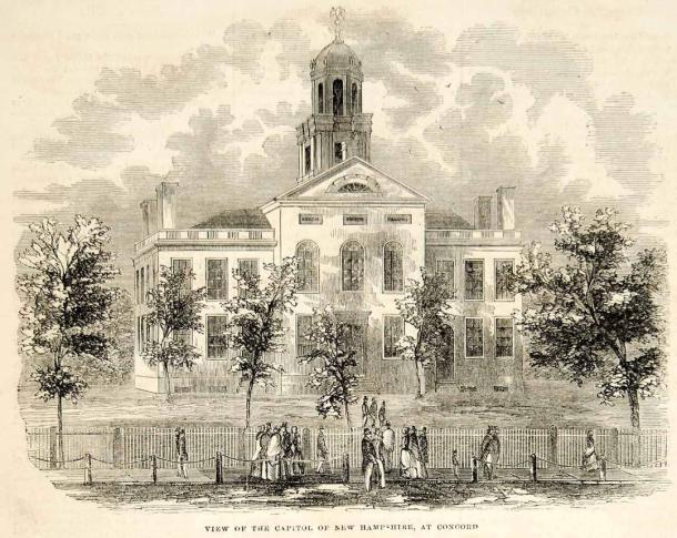 State House 1852 engraving